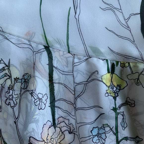 Reiss Juno Floral Printed Mini Dress Size 0 - Picture 10 of 13